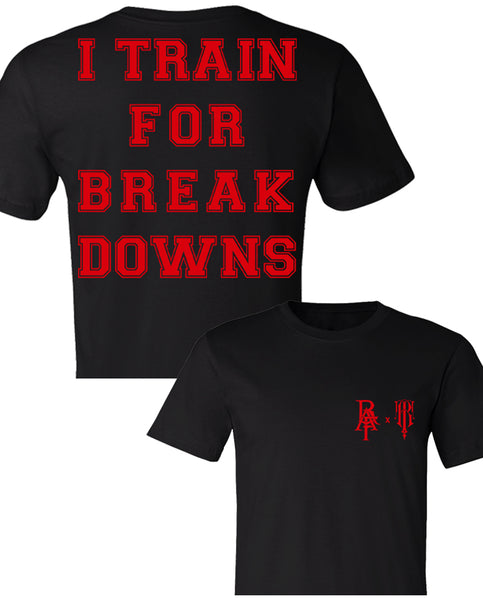 RAF X  BT "BREAKDOWNS" Women's Custom Cut Crop Tee