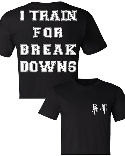 RAF X  BT "BREAKDOWNS" Women's Custom Cut Crop Tee