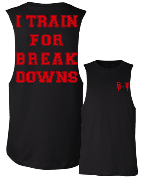 RAF X BT "BREAKDOWNS" Custom Cut Muscle Tee