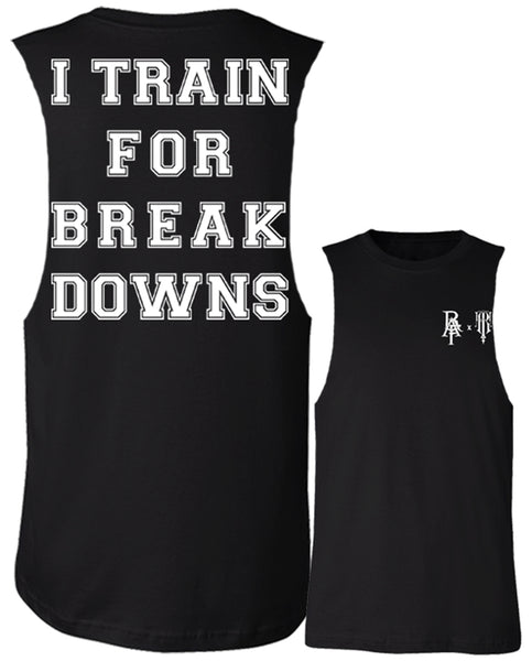 RAF X BT "BREAKDOWNS" Custom Cut Muscle Tee