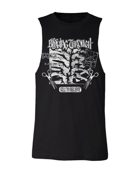 BT "KILL TO BELIEVE" Custom Cut Muscle Tee