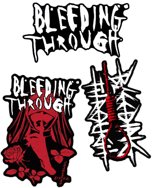 BT "BLEEDING THROUGH" Sticker Pack