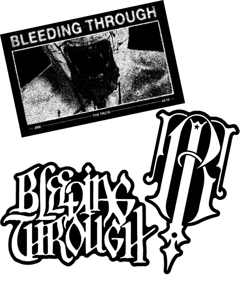 BT "BLEEDING THROUGH" Sticker Pack
