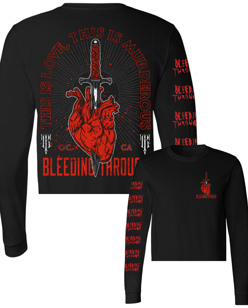 BT "THIS IS LOVE" Women's Custom Cut Long Sleeve Crop
