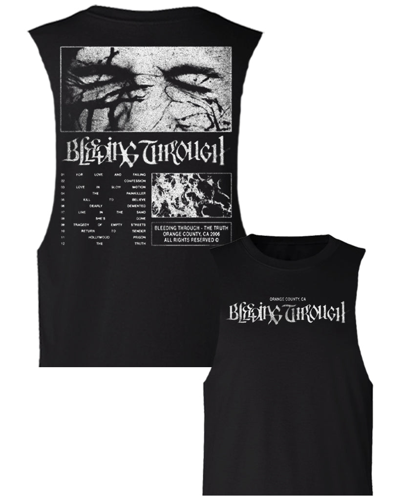 BT "THE TRUTH" Women's Custom Cut Crop Muscle Tee