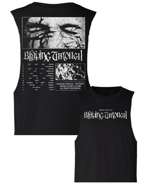 BT "THE TRUTH" Women's Custom Cut Crop Muscle Tee
