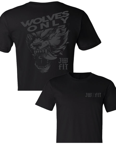 JW Fit "WOLVES ONLY" Women's Custom Cut Crop Tee