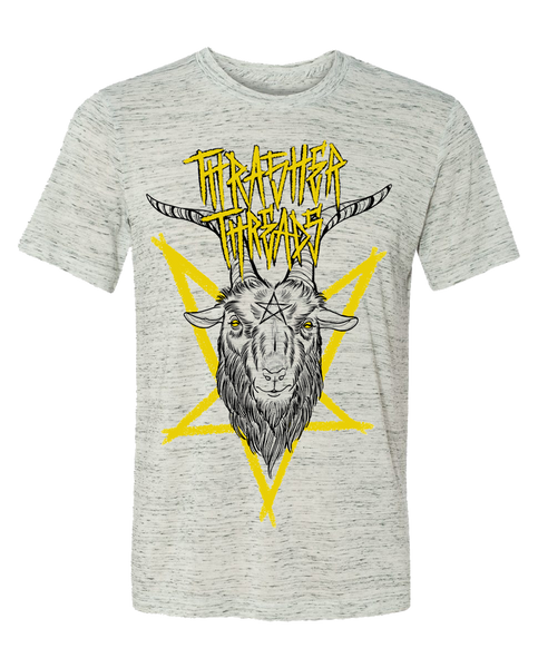 Thrasher Threads "BAPHOMET" Tee | White Marble