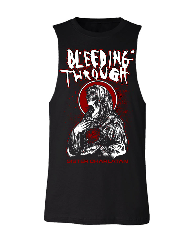 BT "SISTER CHARLATAN" Custom Cut Muscle Tee