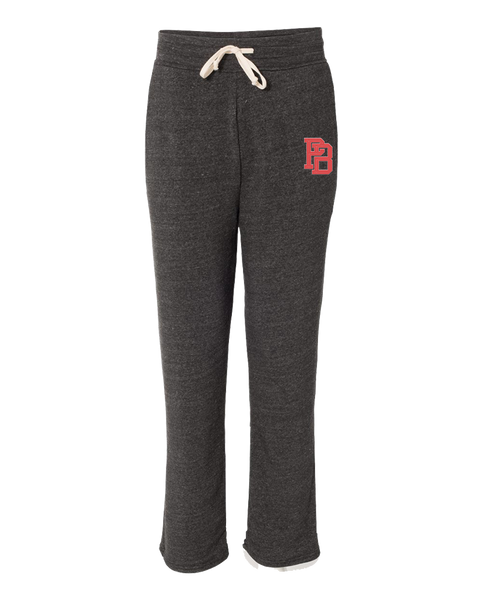 "PB MONOGRAM" Open Bottom Sweatpants